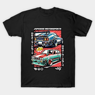 Retro Comic Book Japanese JDM Cyberpunk T-Shirt